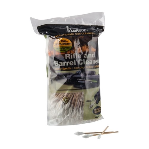 .223/5.56mm RamRodz to wydajne środki czyszczące do broni, które skutecznie usuwają zanieczyszczenia, nie pozostawiając bawełnianych resztek ani bałaganu.