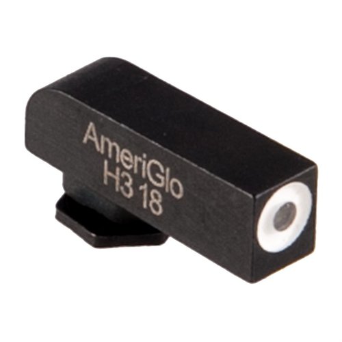 Tritium Front Sight AmeriGlo do Glocka to niskoprofilowy celownik, wykonany ze stali, z zielonym tritiowym punktem, zapewniający szybkie celowanie w trudnych warunkach.