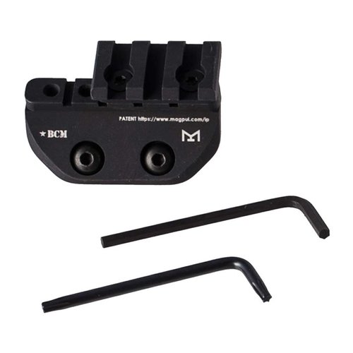 BCMGUNFIGHTER 1913 Light Mount M-LOK® umożliwia łatwe mocowanie akcesoriów Picatinny na rękojeści M-LOK, z lekką konstrukcją i możliwością szybkiej zmiany.