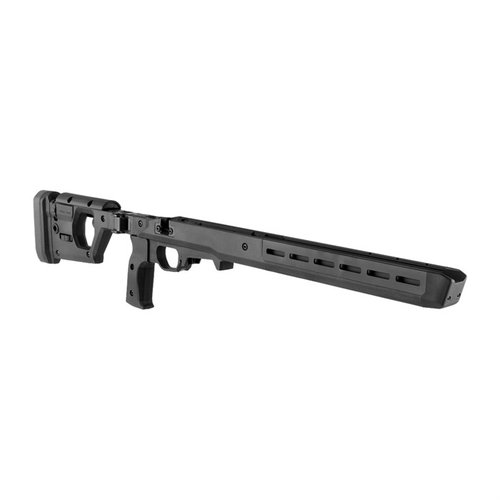 Magpul Pro 700 to w pełni regulowany chassis do Remington 700, oferujący ergonomię, ambidextrous design, oraz możliwość regulacji wysokości kolby i poduszki.