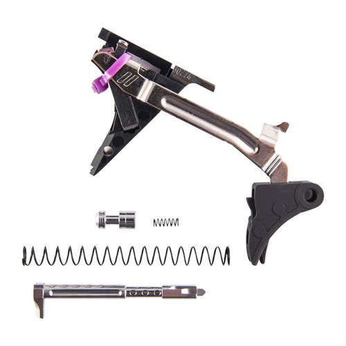 ZEV Technologies Pro Ultimate Trigger Kit do GLOCK® Gen 4 oferuje gładki, precyzyjny spust, szybki reset oraz łatwy montaż, idealny do codziennego użytku i zawodów.