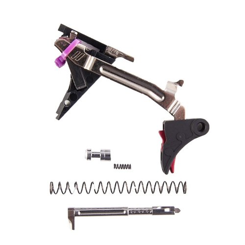 ZEV Technologies Pro Ultimate Trigger Kit do Glock® Gen 4 oferuje gładką, precyzyjną pracę spustu, łatwą instalację i wyjątkową niezawodność.