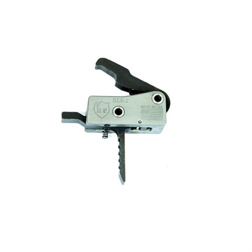 Innowacyjny spust KE Arms SLT-2 zapewnia gładkie, 4,5 lb pociągnięcie, szybki reset i łatwą instalację w module drop-in, idealny dla strzelców sportowych.