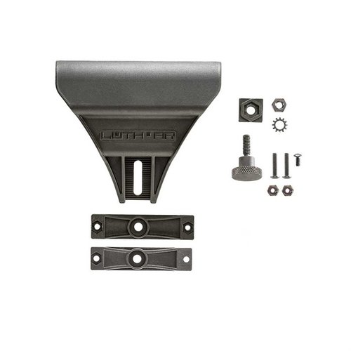 Zestaw Luth-AR Cheek Plate Assembly do MBA-2/MBA-4 pozwala na dodatkowy wzrost, zapewniając wygodę i stabilność podczas strzelania.