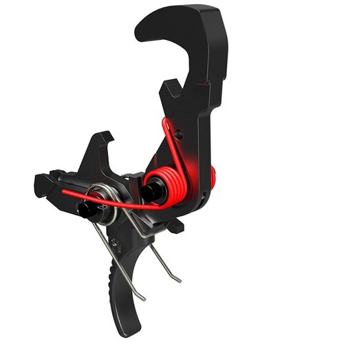 Hiperfire EDT® oferuje gładki, jednolity spust o wadze 4.5 lub 5.5 lbs, zapewniając niezawodność mil-spec, szybki reset i minimalny luz.