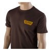 BROWNELLS FINE COTTON AR-15 TIMELINE T-SHIRT SMALL BROWN