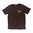BROWNELLS FINE COTTON AR-15 TIMELINE T-SHIRT SMALL BROWN