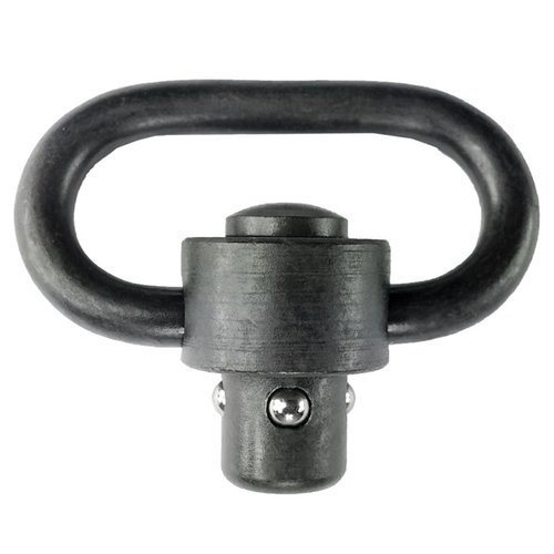 Grovtec Heavy Duty Push Button Swivel to solidny, łatwy w użyciu uchwyt do slingów, zapewniający 360° rotację i wytrzymałość do 450 lbs, idealny do intensywnego użytkowania.