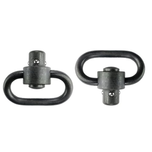 Grovtec Heavy Duty Push Button Swivels zapewniają mocne mocowanie do broni, cichą rotację 360°, łatwe odczepianie i wytrzymałość do 450 funtów.