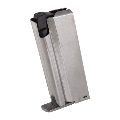 Nowe magazynki AMT Automag II .22 WMR zapewniają niezawodne zasilanie w Twoim pistolecie, wykonane ze stali nierdzewnej z nowoczesnym, samosmarującym się tworzywem.