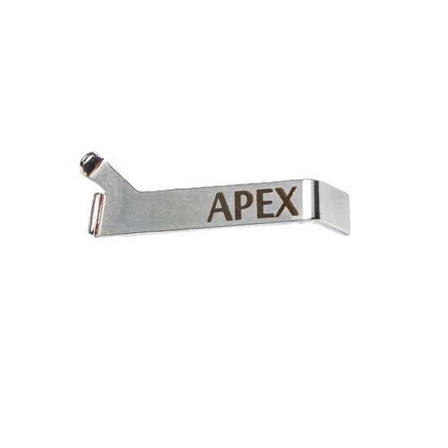 Apex Performance Connector do pistoletów Glock® obniża wagę spustu o około 1 funt, jest bezpośrednim zamiennikiem fabrycznego łącznika i pasuje do większości modeli.