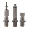 Zestaw 4-die Hornady Series V do 500 S&W Magnum zawiera die do pełnego wymiaru, die do rozszerzania, die do osadzania i die do zaciśnięcia, zapewniając precyzyjne i łatwe ładowanie.