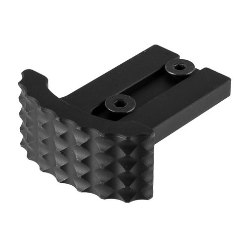 Area 419 Arcalock Barricade Stop No Clamp to dodatkowy element do systemu Arcalock, zapewniający doskonałą przyczepność dzięki ząbkom oraz możliwość montażu z bipodem.