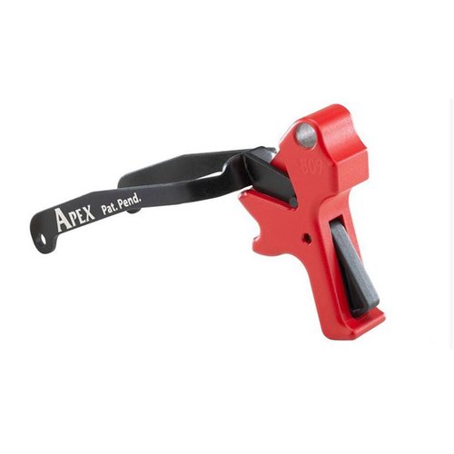 Zestaw Apex FN 509 Action Enhancement poprawia komfort strzału, skraca czas reakcji i redukuje wagę spustu do około 5.5 lbs, nie zmieniając bezpieczeństwa.