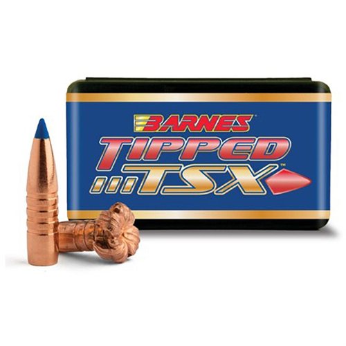 BARNES TIPPED TRIPLE-SHOCK X 22 CALIBER to celowane pociski o miedzianej konstrukcji, zapewniające szybszą ekspansję, niemal 100% retencję masy i doskonałą precyzję.