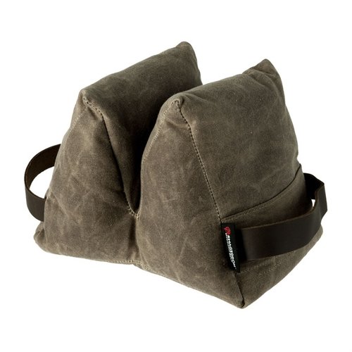 OPTIMIZED GAME CHANGER to wszechstronny worek wsparcia do strzelectwa, wykonany z 1000D Cordura lub Waxed Canvas, z regulowanym wypełnieniem dla stabilności.