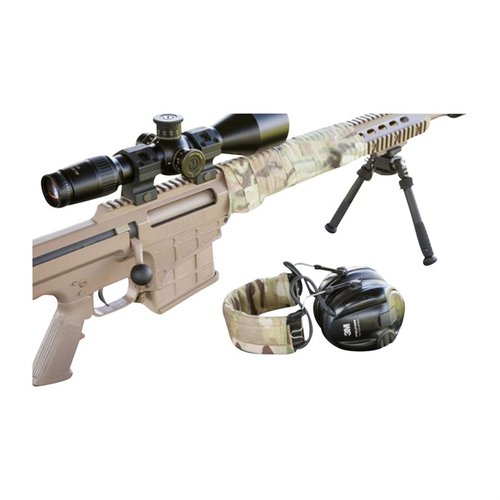 Lekka opaska na głowę Armageddon Gear chroni przed upałem, zwiększa komfort noszenia słuchawek i świetnie wygląda na strzelnicy.