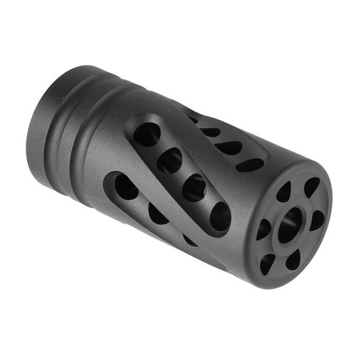 Pac-Lite Performance Compensator zwiększa precyzję i stabilność celowania w Ruger Mk Series, wykonany z 6061-T6 aluminium, pasuje do standardowych gwintów 1/2-28 TPI.