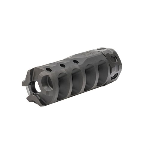 HYPERTAP MUZZLE BRAKE 22 kal. oferuje redukcję odrzutu o 84%, regulowane odprowadzanie gazów i poprawioną celność, idealny do luf .223/5.56mm.