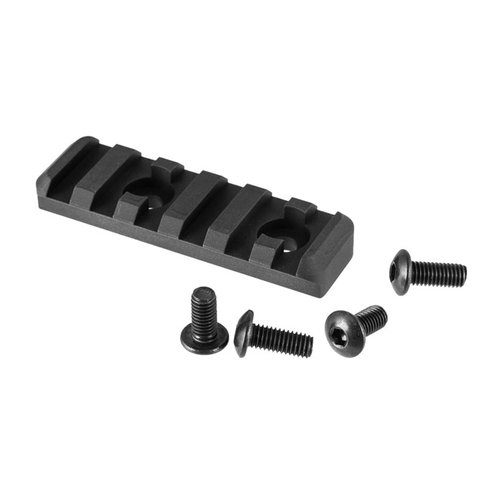 Aluminiowa szyna MOE zapewnia łatwe mocowanie sprzętu na Chassis Whiskey-3 i X-ray, idealna do montażu monopodu. Waga: 1oz, rozstaw otworów: MOE L2: 1.190