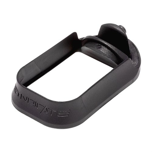 Syndicate Polymer magwell to minimalist konstrukcja do PF940C™, ułatwiająca ładowanie magazynków, bez narzędzi, kompatybilna z różnymi bazami.