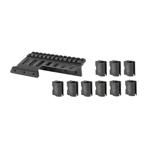 SIDE SADDLE GEN 2 MRW to mocna konstrukcja z CNC Machined 6061 T6 Aluminum, z możliwością dostosowania 9 shell, idealna do Mossberg 500/590 i innych.