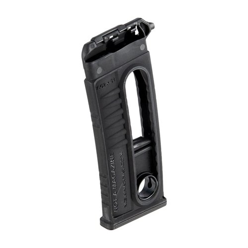 MA-Loader do AR-15 umożliwia szybkie ładowanie 10 nabojów 7.62 NATO lub 5.56 NATO bez modyfikacji broni, zapewniając szybki dostęp do działania.