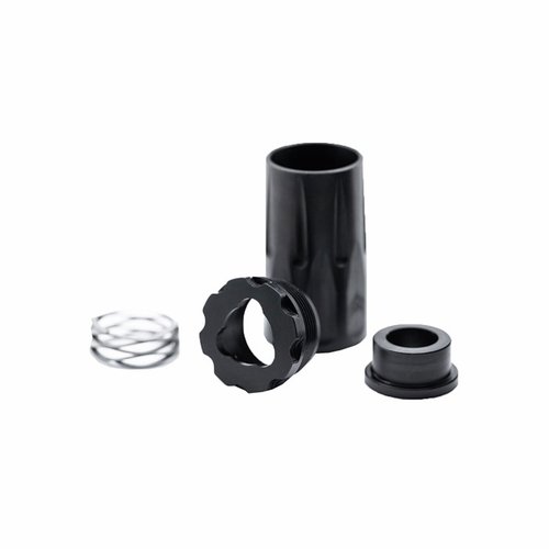 Blastwave 3-lug blast shield skutecznie kieruje siły odrzutu w stronę celu, zapewniając szybkie odłączenie przy użyciu tłumika 9MM 3-lug.