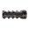 PRECISION ARMAMENT AR-15 HYPERTAP MUZZLE BRAKE .264/6.5MM, 5/8-24 BLACK