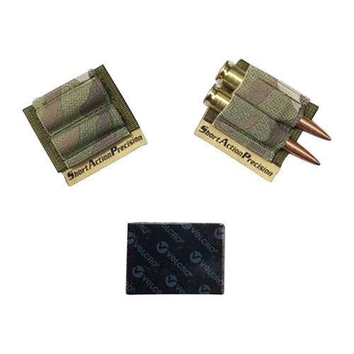 SAP Two Round Holder 223 pozwala na przechowywanie dwóch dodatkowych nabojów blisko miejsca strzału, idealny do szybkiego dostępu podczas strzelania.