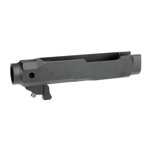 Chassis RUGER 10/22® Takedown® od Midwest Industries to lekka konstrukcja z aluminium 6061, łatwa w montażu, z mocowaniami QD i kompatybilna z nowymi modelami.