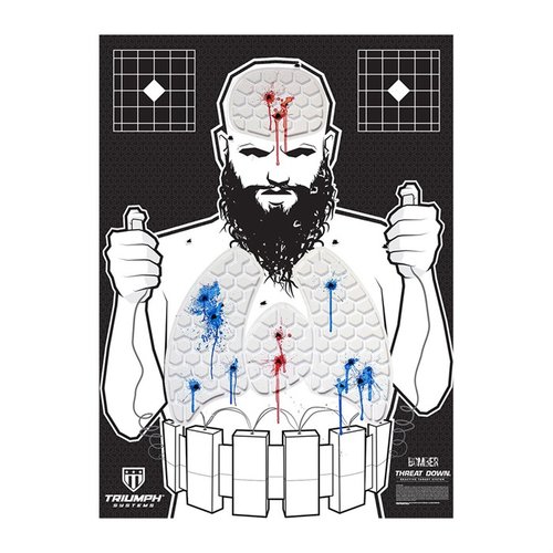 Cele treningowe Threat Down od Triumph Systems oferują natychmiastową informację zwrotną, są idealne do treningu defensywnego i zabawy na strzelnicy.