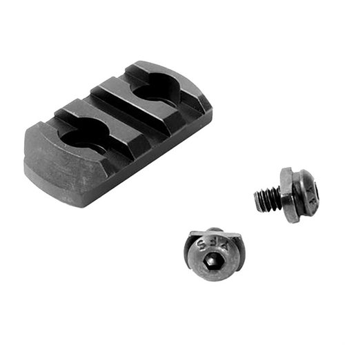 Precyzyjnie wykonane segmenty Picatinny do montażu na rękojeściach M-LOK, idealne do stabilnego mocowania akcesoriów AR, takich jak latarki i lasery.