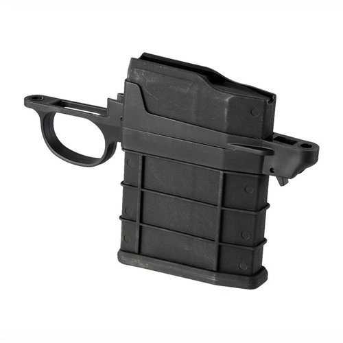 Zwiększ pojemność magazynka Remington 700 BDL dzięki łatwej w instalacji Ammo Boost Detachable Magazine Drop-In Kit, zapewniając szybkie przeładowania.