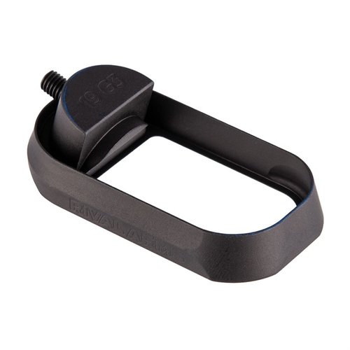 Flared magwell do Glock® 19 przyspiesza ładowanie magazynków, zapewniając szybkie i łatwe wprowadzenie bez zbędnego szukania czy dopasowywania.