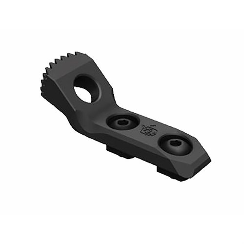 SHORT BARRIER STOP M-LOK to doskonałe akcesorium do strzelania w zawodach, zapewniające stabilny punkt podparcia na przeszkodach dzięki agresywnej fakturze.