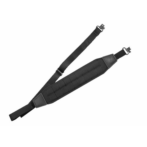 MOLLE PADDED SLING W/LOCKING SWIVELS to wszechstronny pas, który akceptuje akcesoria Molle i posiada wszyte zapięcia, zapewniając komfort i bezpieczeństwo.