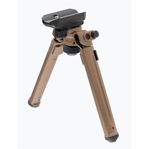 Magpul Bipod – Sling Stud QD łączy lekkość, wytrzymałość i łatwość montażu, oferując 50° przechyłu oraz możliwość szybkiej regulacji w terenie.