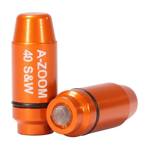 AMMO SNAP CAP DUMMY ROUNDS A-ZOOM 40 S&W to doskonałe narzędzie do ćwiczeń ładowania, rozładowania i suchego strzelania, poprawiające umiejętności strzeleckie.