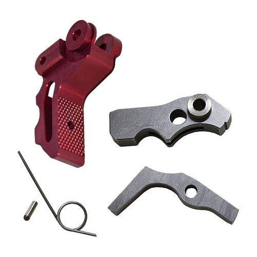 Zestaw ULTIMATE Trigger Kit do Ruger® 10/22® zapewnia wyjątkową kontrolę, zmniejsza wagę spustu do 2 lbs i oferuje płynne działanie dzięki nowym elementom.