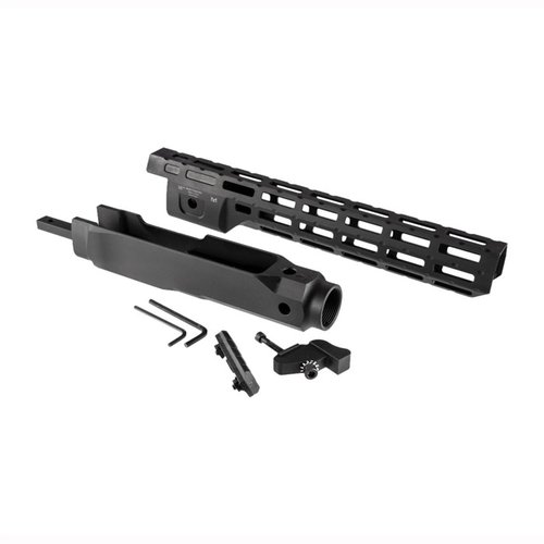 Chassis M-LOK do Ruger 10/22 to lekka i smukła konstrukcja z aluminium 6061, z miejscami na QD i slotami M-LOK, dostępna w długościach 8