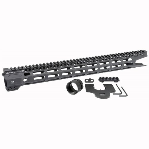 COMBAT M-LOK Free Float Handguards dla AR-15 oferują aluminiową konstrukcję z 7 punktami M-LOK, stałym szyną Picatinny oraz szybkozłączami na sling.
