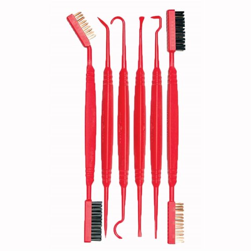 ACCU-GRIP PICKS & BRUSHES to wyjątkowe narzędzia do czyszczenia broni, które idealnie leżą w dłoni, oferując precyzyjną kontrolę i skutecznie usuwając zanieczyszczenia.