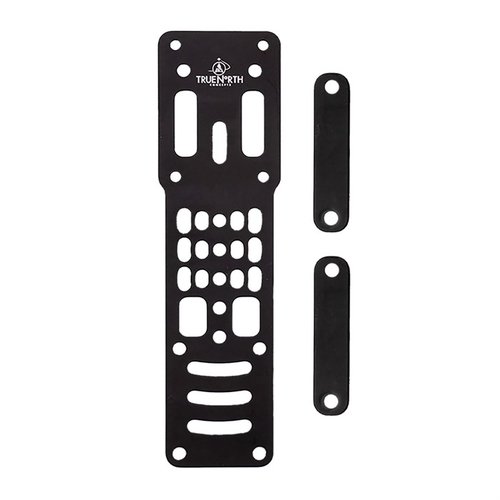 Modular Holster Adapter eliminuje ruch i przesuwanie, wykonany z aluminium 6061-T6, obsługuje różne systemy holsterskie i zapewnia stabilność na pasie.