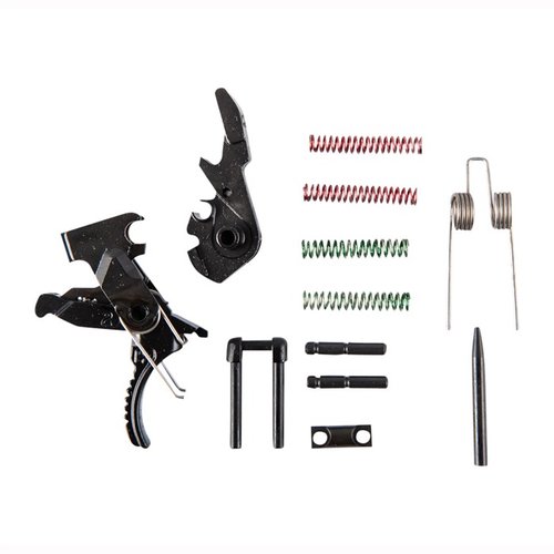 HIPERFIRE Xtreme 2-stopniowe spusty zapewniają niezawodność, regulowane ciężary, minimalny opór oraz precyzyjne wykonanie dla AR-15 i innych modeli.