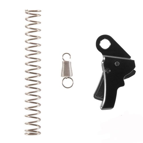 Wymiana spustu Action Enhancement Trigger do pistoletów Hellcat i Hellcat Pro poprawia komfort strzału, redukuje ciężar spustu do 5.0-5.5 lb i zachowuje wartości bezpieczeństwa.