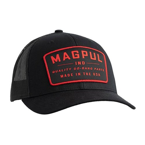Czapka GO BANG TRUCKER od Magpul to klasyczny, wygodny model z siateczkowym tyłem, regulowanym zapięciem i haftowanym logo, idealna na każdą okazję.