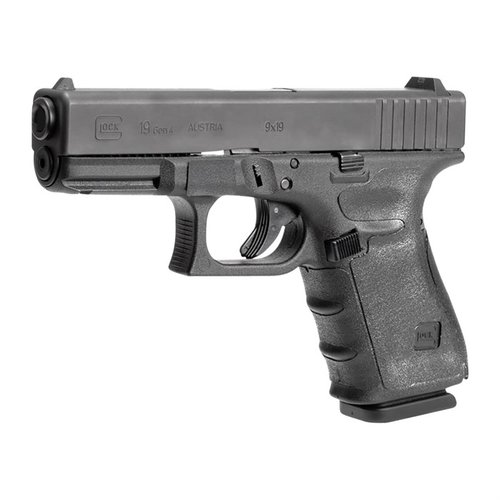 Hogue Wrapter Rubber Adhesive Grips zapewniają doskonałą przyczepność, ultra cienki profil oraz idealne dopasowanie do GLOCK® 19 Gen 4, chroniąc oryginalną konstrukcję.