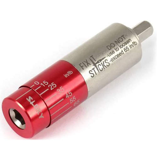 Fix It Sticks All-In-One Torque Driver to wszechstronne narzędzie z regulowanym zakresem momentu 15-65 in-lb, idealne do precyzyjnego dokręcania w terenie.