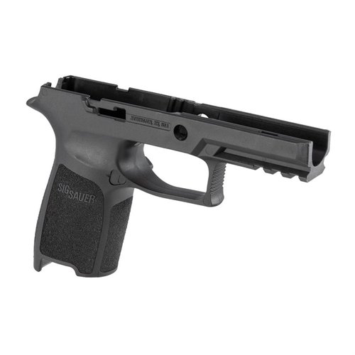 Moduł chwytowy Sig P320/P250 w kolorze czarnym zapewnia doskonałą ergonomię i komfort, idealny do strzelania z .45 AUTO. Wybierz jakość od SIG SAUER!
